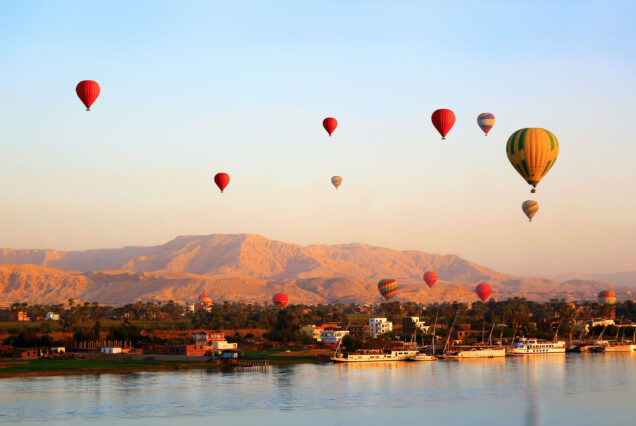 Luxor Heißluftballonfahrt und Tagestour